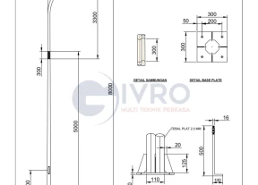 Tiang Perumahan Ekonomis | Jual Kawat Wiremesh