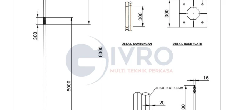 Tiang Perumahan Ekonomis